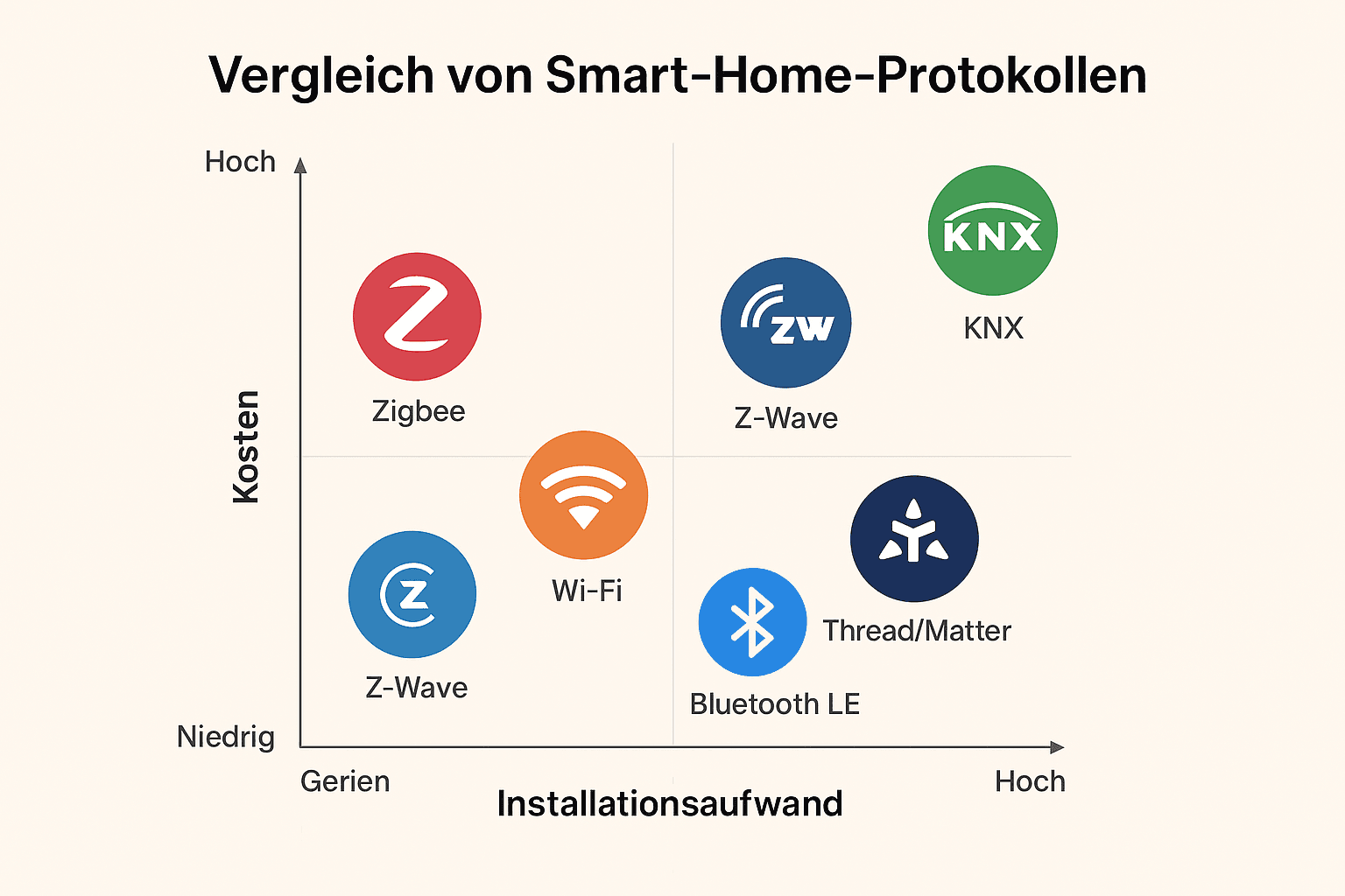 Vergleich der Smart-Home-Protokolle
